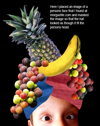 Creation of Fruity Hat: Step 7